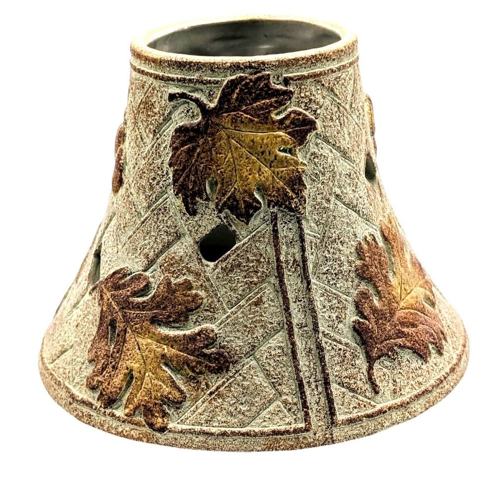 Vintage Yankee Candle Fall Leaves Topper Shade